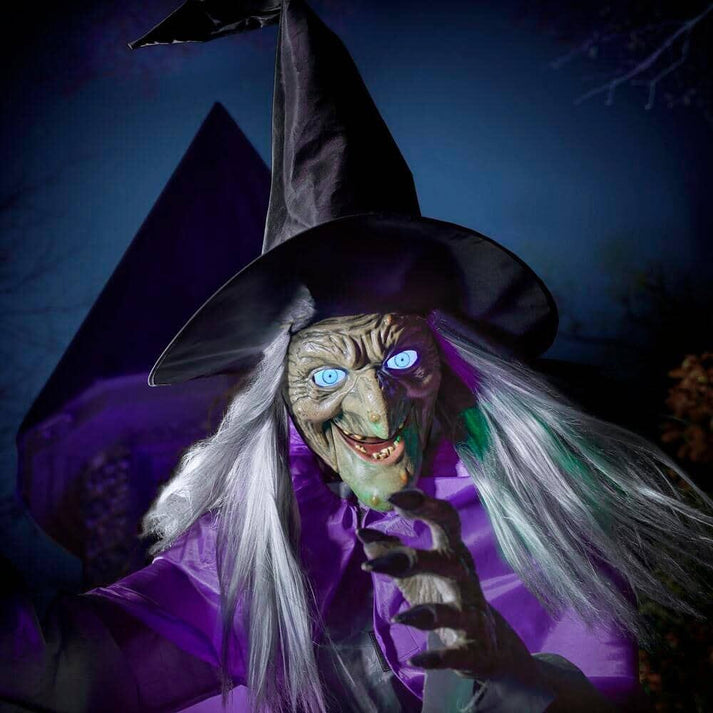Halloween Early Bird Halloween Props Garden Flying Witch
