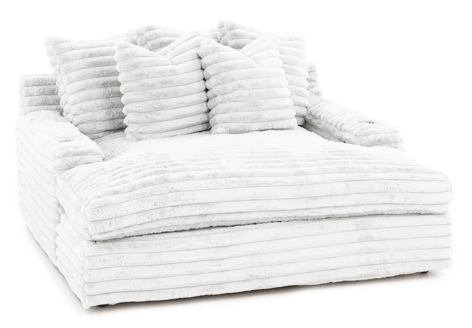 Nestle Chaise Lounge With Dual Cupholders And Charging Ports