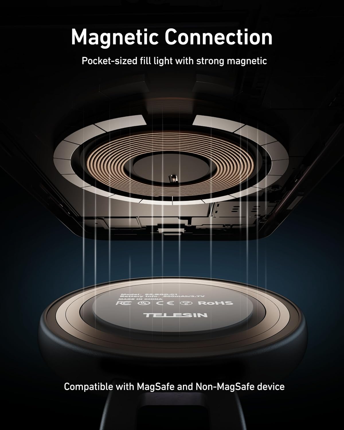 3-in-1 Magnetic Beauty Selfie Light for Phones