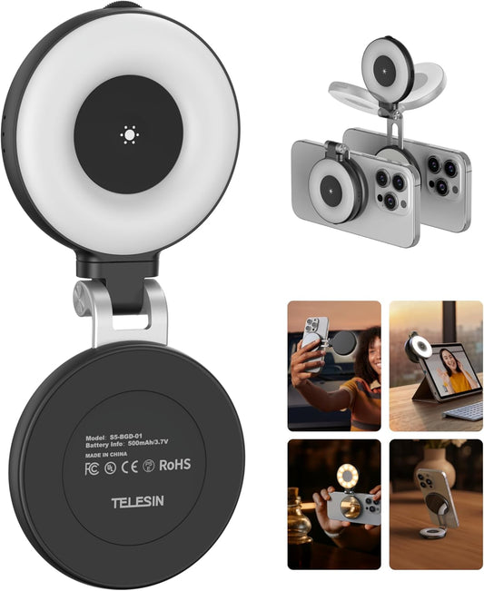 3-in-1 Magnetic Beauty Selfie Light for Phones