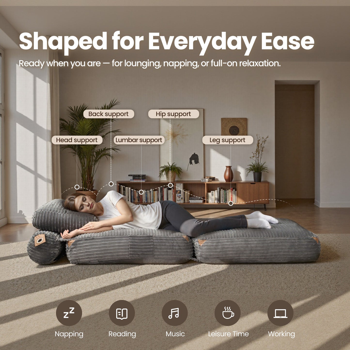 Bean Bag Bed Folding Sofa Bed