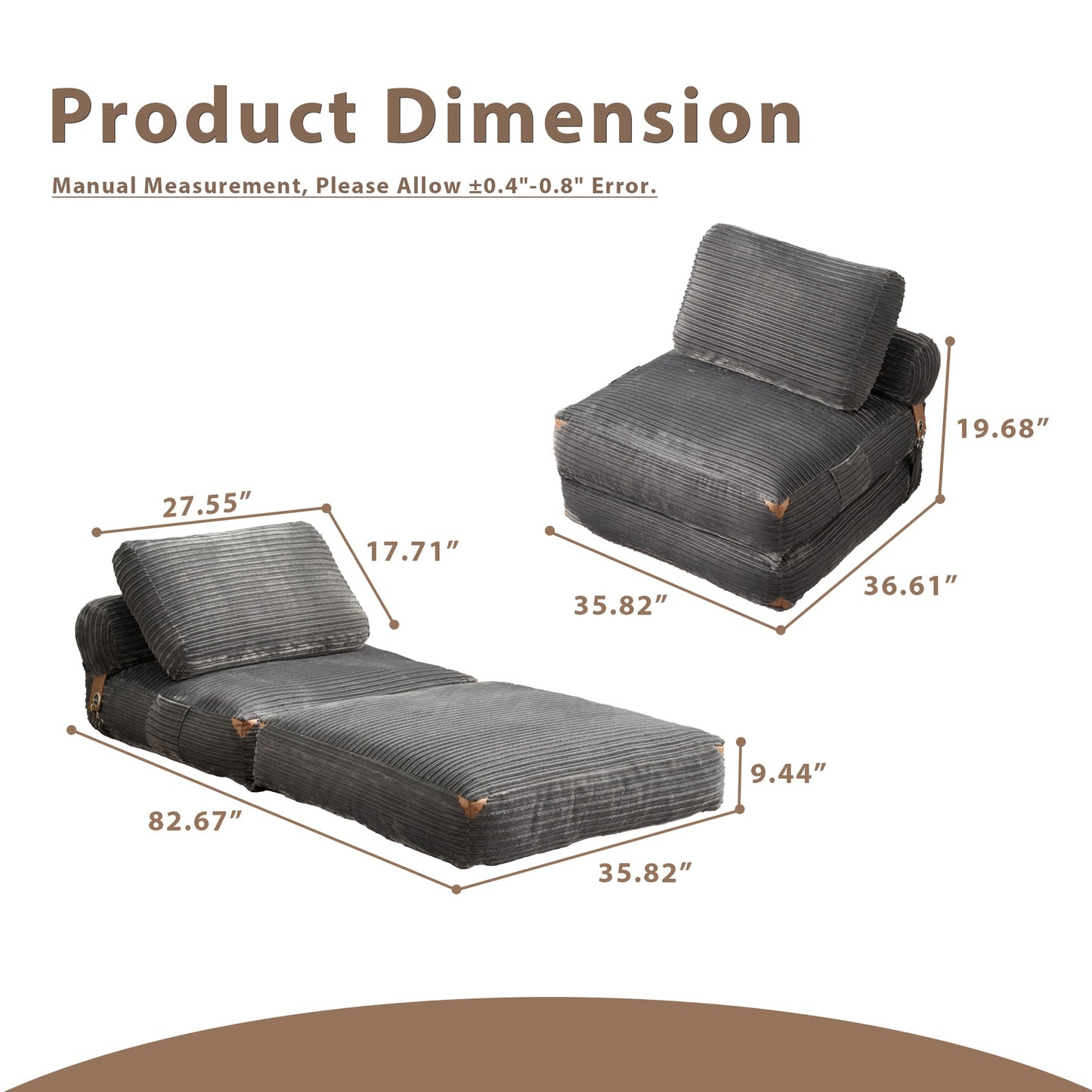 Bean Bag Bed Folding Sofa Bed