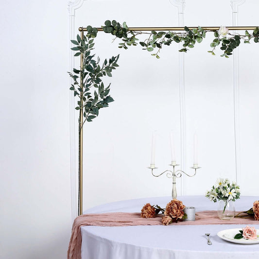 Over The Table Rod Stand 42" in Metal Gold with Clamps