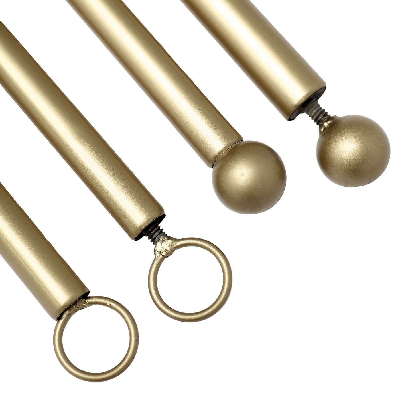 Over The Table Rod Stand 42" in Metal Gold with Clamps
